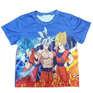 Dragon Ball Z Shirt Kids Size 6-7 Goku Anime Movie Series LingQi Shizu 130‎